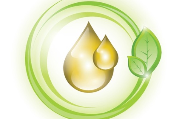 18460865 - eco oil drops with plant